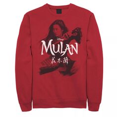 Мужской свитшот с логотипом Disney Mulan Live Action Mulan Action Pose Licensed Character