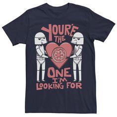 Мужская футболка с графическим рисунком «Тот, который я ищу» на День святого Валентина Star Wars