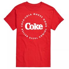 Мужская футболка с рисунком Coca-Cola Things Better License, красный