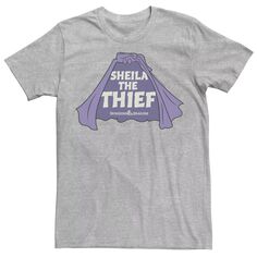 Мужская футболка с накидкой Dungeons &amp; Dragons Sheila The Thief Licensed Character