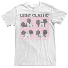 Мужская футболка с классическими вставками «Микки и друзья Микки Маус» Legit Disney