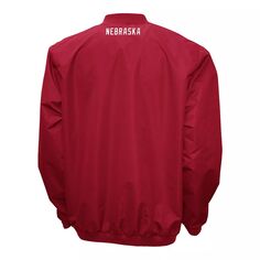 Мужской пуловер-ветровка с большим логотипом Nebraska Cornhuskers