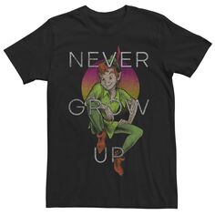 Мужская футболка «Питер Пэн никогда не вырастет» Disney