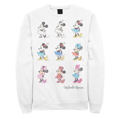 Мужской свитшот «Микки и друзья Минни Маус сквозь годы» Disney