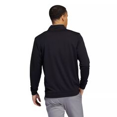 Мужской пуловер для гольфа стандартного кроя с молнией четверть четверти adidas
