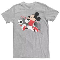 Мужская футболка с портретом Микки Мауса Дании, футбольная форма Disney