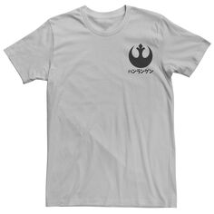 Мужская футболка с рисунком кандзи Rebel Kanji Star Wars