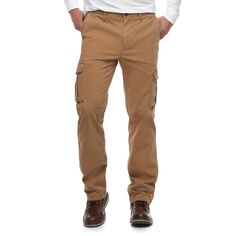 Эластичные брюки-карго Big &amp; Tall стандартной посадки Flexwear Sonoma Goods For Life