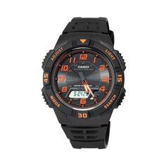 Мужские спортивные аналоговые и цифровые часы-хронограф Tough Solar с солнечной батареей — AQS800W- 1B2VCFK Casio