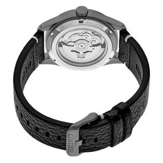 Мужские спортивные часы 5 из нержавеющей стали с черным циферблатом — SRPG41 Seiko