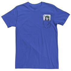Мужская футболка с карманом и графическим рисунком DC Comics The Joker Cards Licensed Character