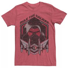 Мужская футболка с рисунком Kylo Ren Rule The Galaxy Star Wars