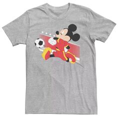 Мужская футболка с портретом Микки Мауса, Бельгия, футбольная форма Disney