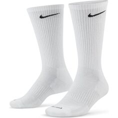 Мужские спортивные носки Everyday Plus с амортизацией, 6 пар Nike, белый