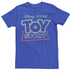 Мужская футболка с неоновым логотипом «История игрушек» Disney / Pixar