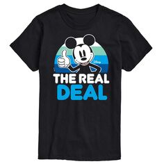 Футболка Big &amp; Tall Disney Real Deal License, черный