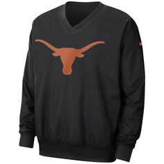 Мужской черный пуловер Texas Longhorns Stadium и ветровка Nike