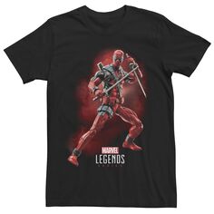 Мужская футболка из серии Legends Deadpool с портретной позой и графическим рисунком Marvel