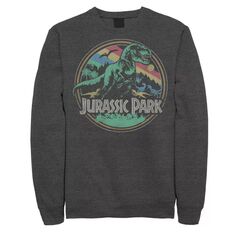 Мужской свитшот с рваным логотипом в стиле ретро «Парк Юрского периода T-Rex» Licensed Character