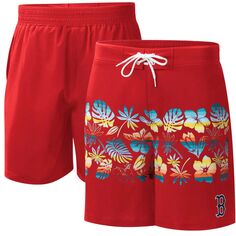 Мужские шорты для плавания Carl Banks Red Boston Red Sox Breeze Volley G-III