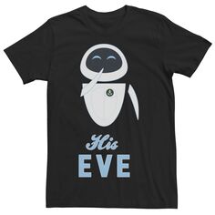 Мужская футболка для пар WALL-E His Eve Disney / Pixar