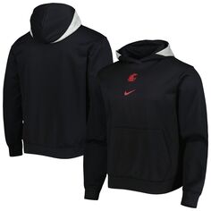 Мужской черный пуловер с капюшоном Washington State Cougars Spotlight Performance Nike