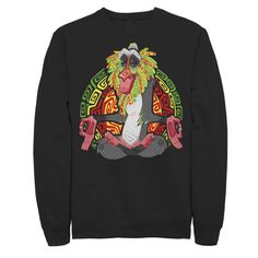 Мужской флисовый пуловер для медитации The Lion King Rafiki Disney