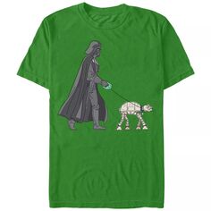 Мужская футболка с рисунком Darth Vader AT-AT Walker Star Wars