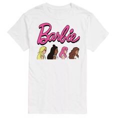 Футболка с рисунком Big &amp; Tall Profiles Barbie, белый