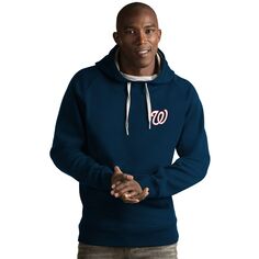 Мужской пуловер с капюшоном Washington Nationals Victory Antigua