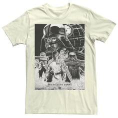 Мужская футболка в стиле милитари с плакатом Rogue One Empire Star Wars