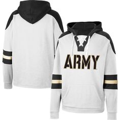 Мужской пуловер с капюшоном White Army Black Knights на шнуровке 4.0 Colosseum