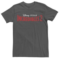 Мужская красная футболка с логотипом The Incredibles 2 Movie Disney / Pixar