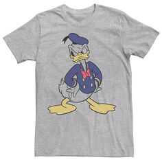 Мужская футболка с портретом в традиционной позе Дональда Дака Disney
