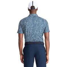Мужская рубашка-поло для гольфа с цветочным принтом IZOD