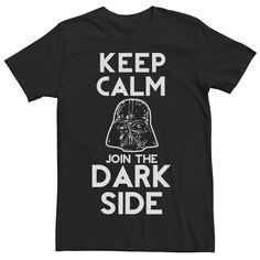 Мужская футболка с изображением плаката «Дарт Вейдер» Keep Calm Join Us Star Wars