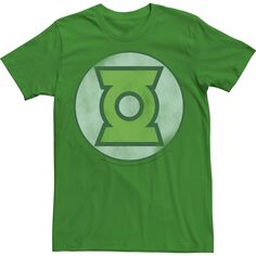 Мужская футболка с изображением комиксов и зеленым фонарем в винтажном стиле Licensed Character