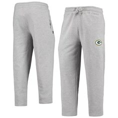 Мужские серые спортивные штаны для бега Green Bay Packers Option Starter