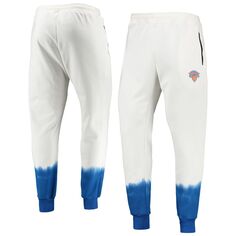 Мужские овсяные флисовые брюки-джоггеры New York Knicks Double Dribble с принтом тай-дай