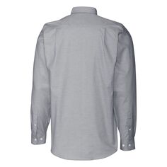 Мужская классическая рубашка с длинным рукавом из оксфорда стрейч Cutter &amp; Buck, светло-синий