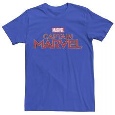 Мужская футболка с графическим логотипом и карманом Captain Marvel