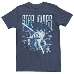 Мужская футболка с графическим плакатом «Защита джедаев» «Звездные войны» Licensed Character