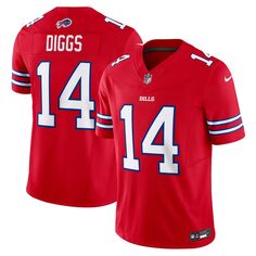 Мужское джерси Stefon Diggs Red Buffalo Bills Vapor FUSE Limited Nike