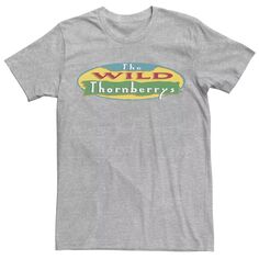 Мужская футболка с короткими рукавами и логотипом Wild Thornberry Licensed Character