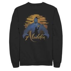 Мужская флисовая куртка Aladdin Live Action Genie &amp; Aladdin Sunset Silhouette Disney