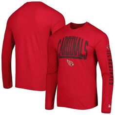 Мужская футболка с длинным рукавом Cardinal Arizona Cardinals Joint Authentic Home Stadium New Era