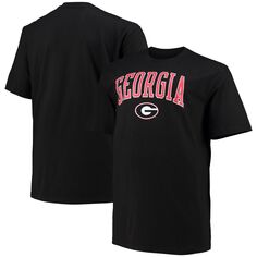 Мужская черная футболка с надписью Georgia Bulldogs Big &amp; Tall Arch Champion