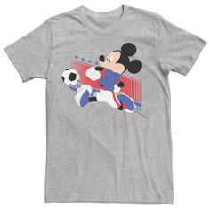 Мужская футбольная футболка «Микки и друзья США» Disney
