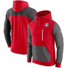 Мужской пуловер с капюшоном Red Georgia Bulldogs AV-15 2.0 Nike
