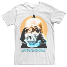Мужская футболка с геометрическим рисунком Дарта Вейдера Star Wars